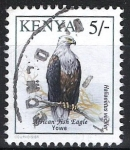 Sellos del Mundo : Africa : Kenya : Aves. Pigargo vocinglero. Águila pescadora africana.