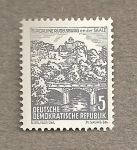 Stamps Germany -  Ruinas castillo de Rudelsburg