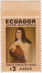 Stamps Ecuador -  Arte Quiteño