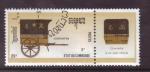 Stamps Cambodia -  serie- Transporte de correo