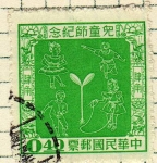 Stamps China -  Serie de la infancia