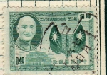 Stamps China -  Reeleccion . de Tchang Kai Chek