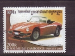 Stamps Cambodia -  serie- Vehículos