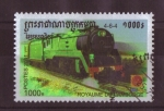 Stamps Cambodia -  serie- Locomotoras