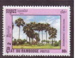 Stamps Cambodia -  serie- Protección del medio ambiente
