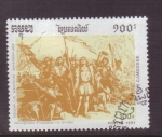 Stamps Asia - Cambodia -  serie- 500 años descubrimiento de America