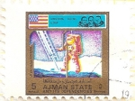 Sellos del Mundo : Asia : Emiratos_rabes_Unidos : AJMAN - Apollo 11