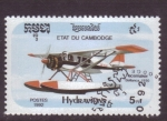 Sellos de Asia - Camboya -  serie- Hidroaviones