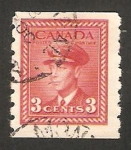 Stamps Canada -  207 a  - George VI