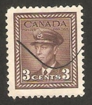 Stamps Canada -  208 - George VI, con uniforme del ejército del aire