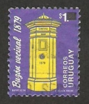 Sellos de America - Uruguay -  1478 - buzón vecinal de 1879