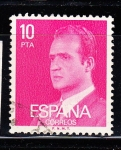 Stamps Spain -  2394P JUAN CARLOS I (Fosforescente)(140)
