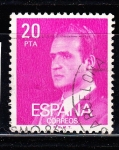 Stamps Spain -  E2396 JUAN CARLOS I (Fosforescente)(142)
