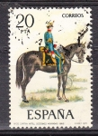 Stamps Spain -  E2385 UNIFORMES MILITARES (160)