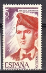 Stamps Spain -  E2398 PERSONAJES: Jacinto Verdaguer (163)