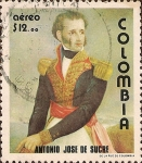 Stamps Colombia -  António José de Sucre. 150 Años de su Muerte