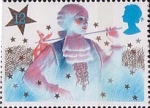 Stamps United Kingdom -  Christmas. Pantomime Characters 12p Stamp (1985) Principal Boy