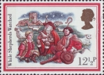 Sellos de Europa - Reino Unido -  Christmas Carols 12.5p Stamp (1982) 'While Shepherds Watched'