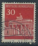 Stamps Germany -  Scott 954 - Puerta de Brandeburgo