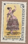 Stamps : Europe : Austria :  Centenario de la muerte de Fanny Elssler