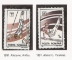 Stamps Romania -  Atletismo