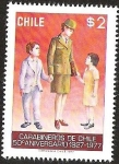 Stamps Chile -  50° ANIVERSARIO CARABINEROS DE CHILE