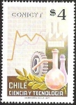 Stamps Chile -  CHILE CIENCIA Y TECNOLOGIA