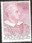 Stamps Chile -  DIA DE LA HISPANIDAD - DIEGO DE ALMAGRO