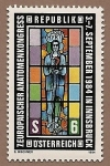 Stamps Austria -  7º  congreso europeo de anatomistas  - Innsbruck 1984
