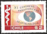 Stamps Chile -  XI CONGRESO PANAMERICANO DE OFTALMOLOGIA