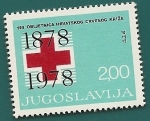 Stamps Yugoslavia -  Centenario de la Cruz Roja de Croacia
