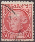 Stamps Spain -  ESPAÑA 1933 687 Personajes Jovellanos 30c Republica Española