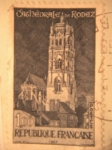 Stamps France -  cathedrale de rodez