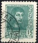 Stamps : Europe : Spain :  ESPAÑA 1937 841 Sello º Fernando el Catolico 15c