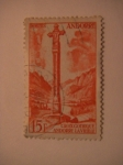 Stamps : Europe : Andorra :  croix gothique