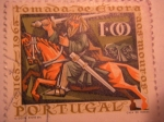 Stamps : Europe : Portugal :  1165-1965 tomada de evora dos moros