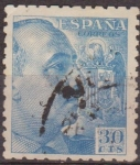 Stamps Spain -  ESPAÑA 1940 924 Sello º General Franco 30c