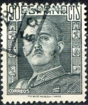 Sellos de Europa - Espa�a -  ESPAÑA 1946 1000 Sello º General Franco 90c