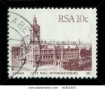 Stamps South Africa -  City Hall, Pietermarritzburg