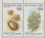 Stamps Chile -  Flora y Fauna Marina