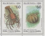 Stamps Chile -  Flora y Fauna Marina