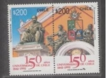Stamps Chile -  150 Años Universidad de Chile