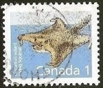 Stamps : America : Canada :  FLYING SQUIRREL