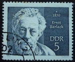 Stamps Germany -  Ernst Barlach (1870-1938)