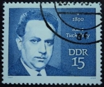 Stamps Germany -  Kurt Tucholsky (1890-1935)
