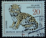 Stamps : Europe : Germany :  100 Aniversario del Zoo de Leipzig