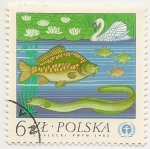 Stamps : Europe : Poland :  Protección del Medio Ambiente