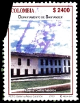 Stamps : America : Colombia :  EMISIÓN POSTAL DEPARTAMENTOS DE COLOMBIA - SANTANDER