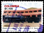 Stamps Colombia -  EMISIÓN POSTAL LOCOMOTORAS DE COLOMBIA