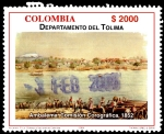 Stamps Colombia -  EMISIÓN POSTAL SERIES DEPARTAMENTOS DE COLOMBIA - TOLIMA